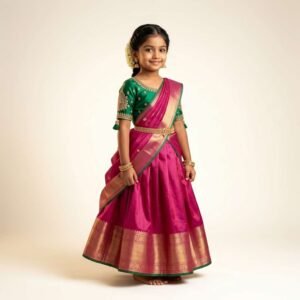 Kids Pattu Pavadai