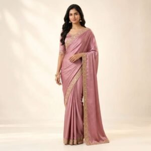 Satin Saree